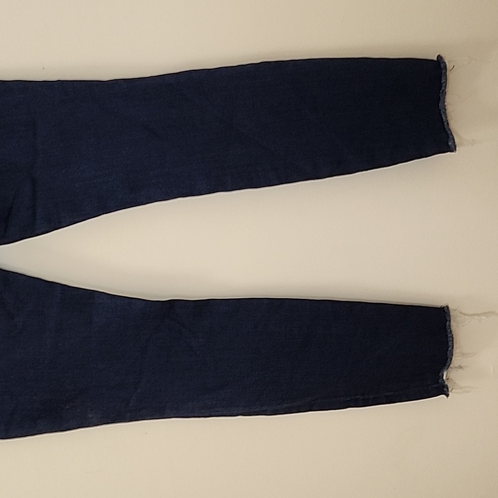 Mother Waisted Looker Ankle Fray Tongue in Chic Meduim Wash Blue Sz 24 - Picture 12 of 16